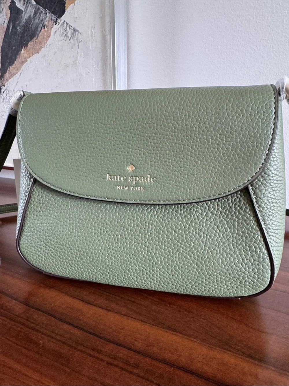 Kate Spade Cedar Green Monica Small Crossbody Bag NWT $259